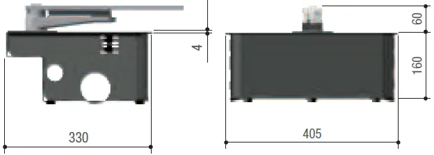 CAME FROG-P 230V Swing Gate Kit 03