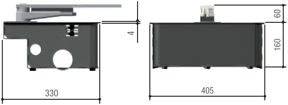 CAME FROG-P 230V Swing Gate Kit 07