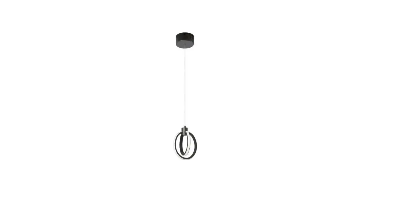 Dainolite 9228-614ledp Parson Led 6 Inch Matte Black Pendant Instruction Manual