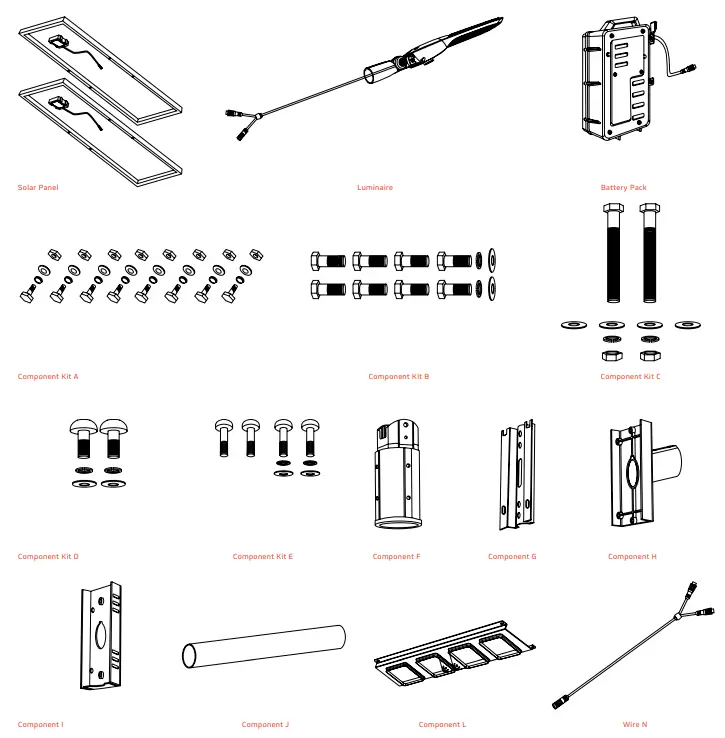 50W 75W Durable and Powerful Outdoor Satelis 75W Grey Solar Lighting - SATELIS 75W