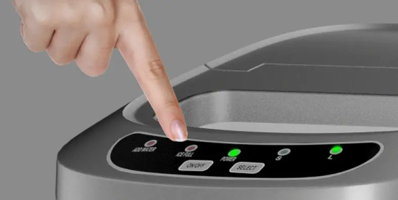 COSTWAY EP22769SL 26.5-lb Drop-down Door Portable Countertop Cubed Ice Maker 2