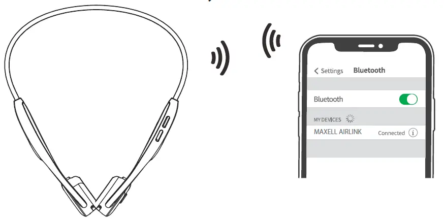 maxell Airlink Air Conduction Headphones 4