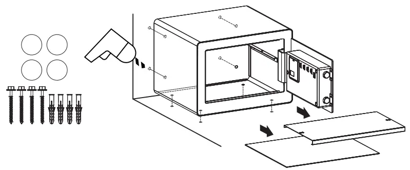 Yale IESD100PG0 Smart Safe - fig 4