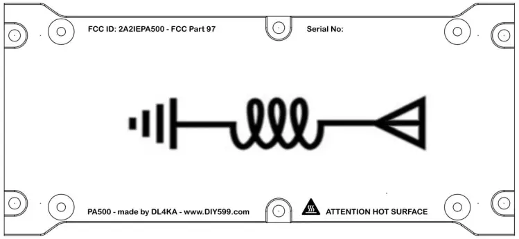 DIY599 PA500 RF Linear Power Amplifier with Build in Antenna Tuner - Figure 9
