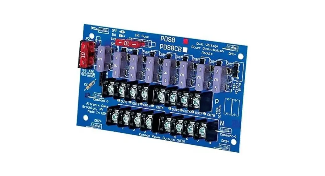 Altronix Pds8 Dual Input Power Distribution Installation Guide