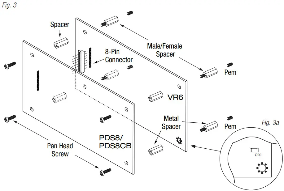 Altronix PDS8 Dual Input Power Distribution - Fig 3