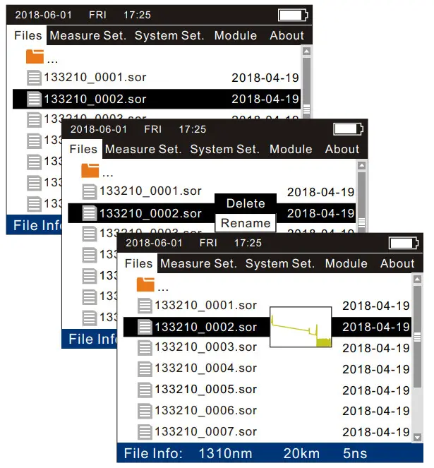 Pro sKit MT 7610 Optical Time Domain Reflectometer - Fig 10