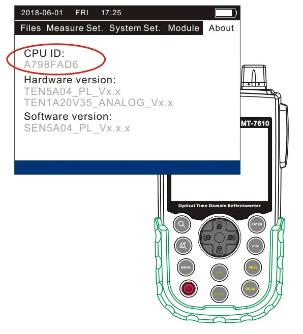 Pro sKit MT 7610 Optical Time Domain Reflectometer - Fig 18