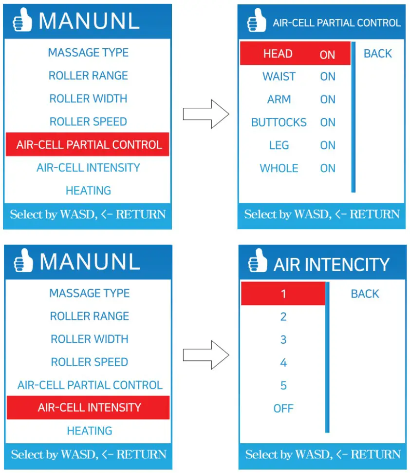 KAHUNA CHAIR HM-078 Massage Chair HUBOT - progarm2