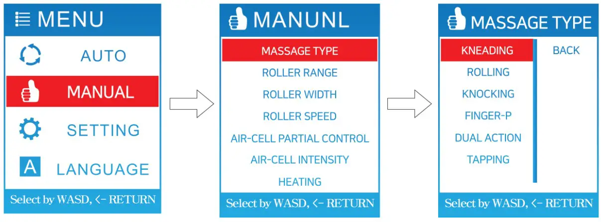 KAHUNA CHAIR HM-078 Massage Chair HUBOT - progarm4