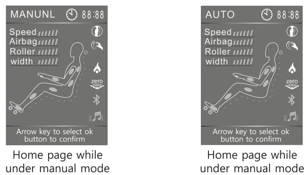 KAHUNA CHAIR HM-078 Massage Chair HUBOT - tips