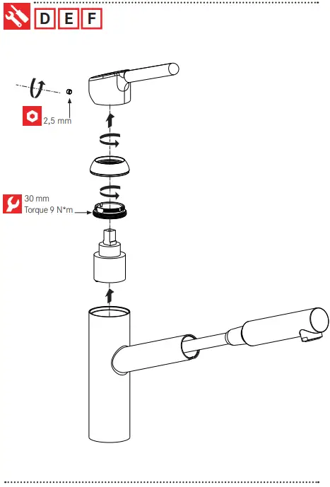 FRANKE FC 3054.085 ORBI Kitchen Faucet-FIG11