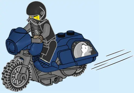 LEGO City 60331 Touring Stunt Bike A6