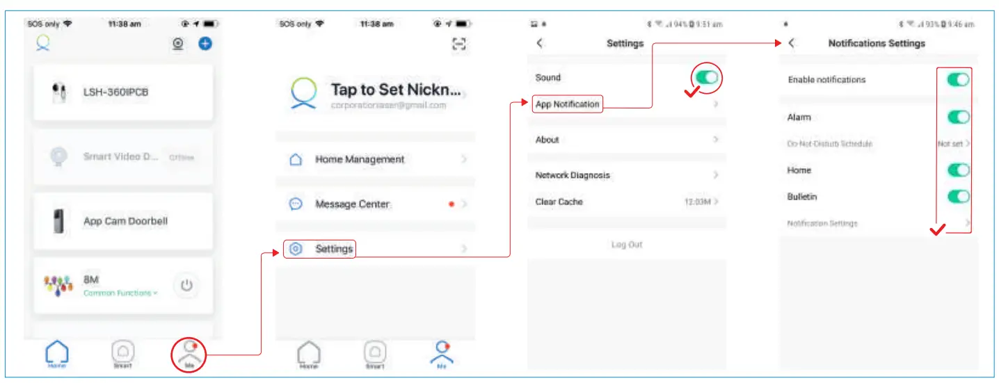Recommended App Settings