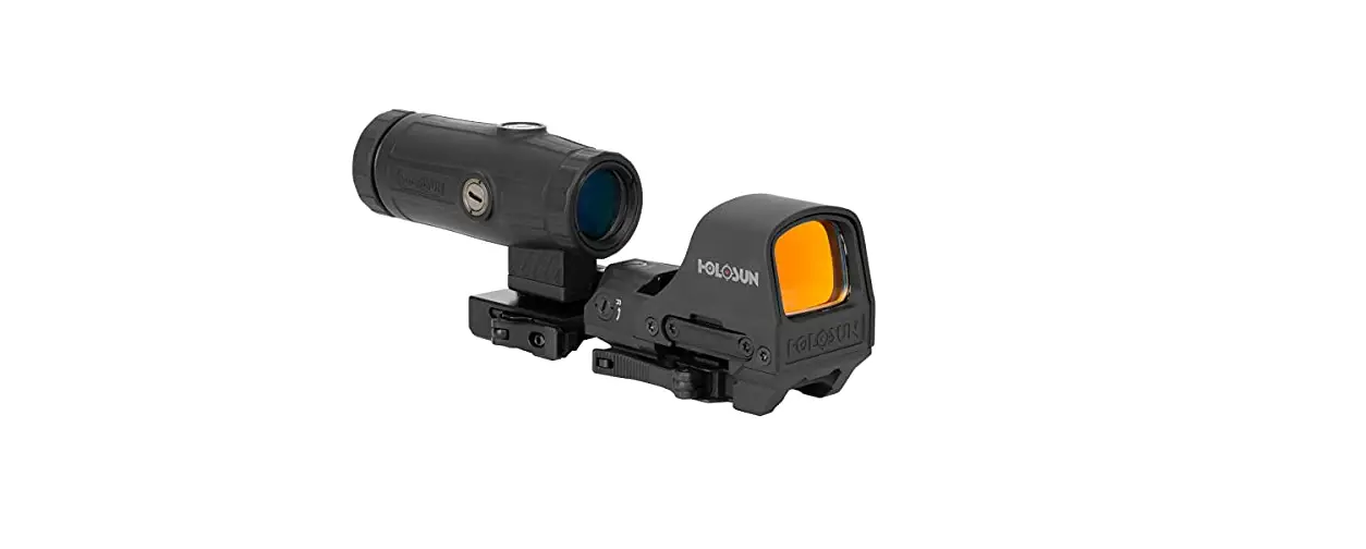 Holosun Hs510c Reflex Red Dot Sight + Hm3x 3x Magnifier Comb User Manual