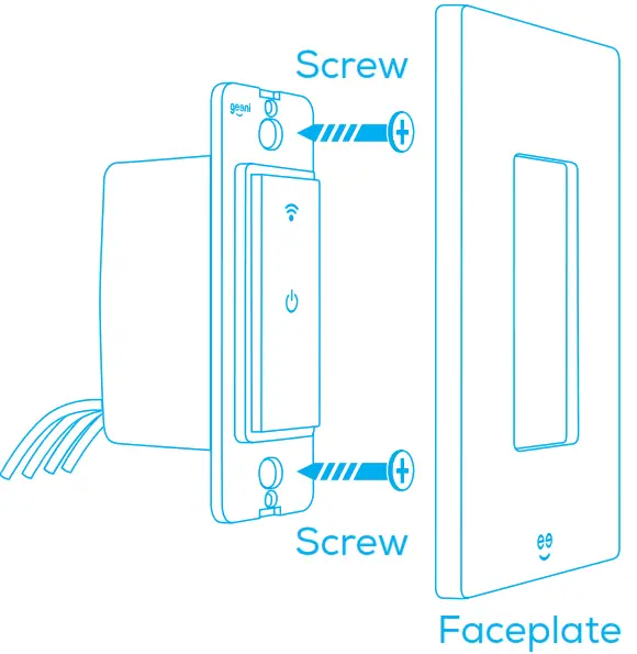 geeni GN-WW107-199S Smart WiFI 3-Way Light- Use screws