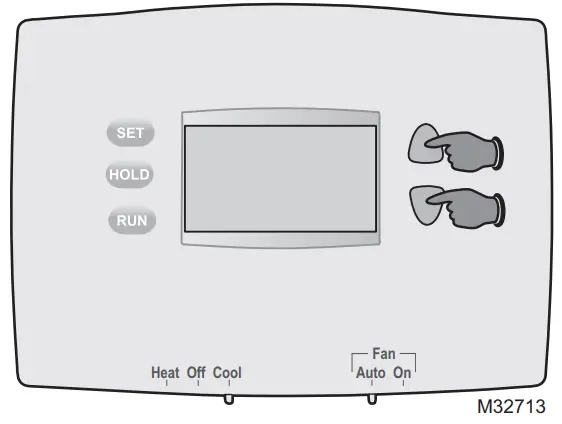 Honeywell RTH221B1047 Programmable Thermostat -- Installation