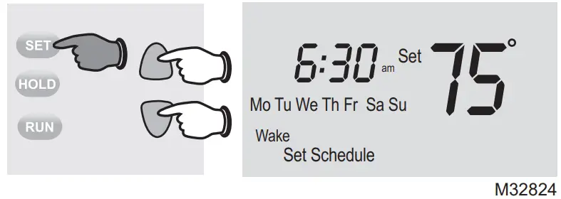 Honeywell RTH221B1047 Programmable Thermostat -- RTH221