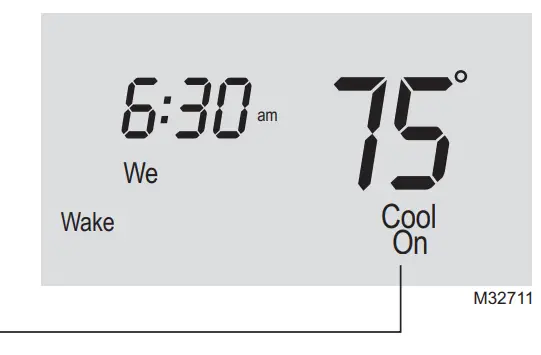 Honeywell RTH221B1047 Programmable Thermostat -- compressor