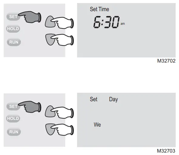 Honeywell RTH221B1047 Programmable Thermostat -- time