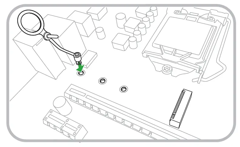 ASUS PRIME H310M A R2 0 Motherboard - Anchor Installation 1