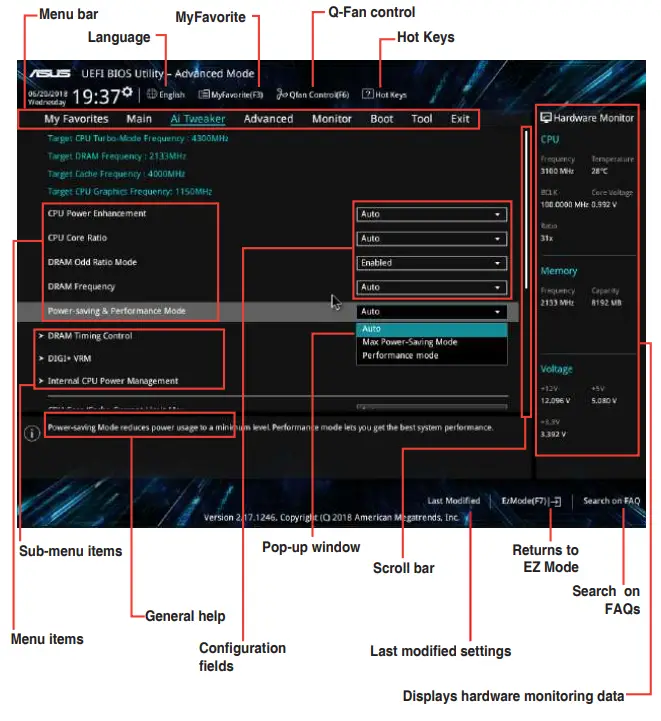 ASUS PRIME H310M A R2 0 Motherboard - EZ Mode 1