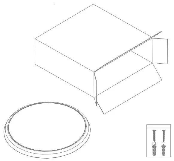 DOMUS-SOLAR-RND-300-TRIO-25W-Ceiling-Light-Oyster-TRIO-Satin-White-Finish-FIG 1