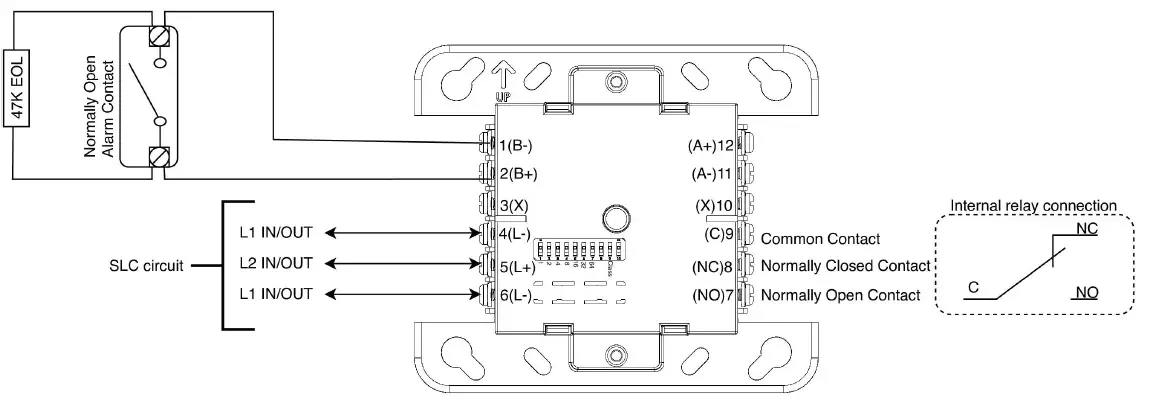 apollo SA4705-703APO Soteria UL Switch Monitor Input or Output Module 4