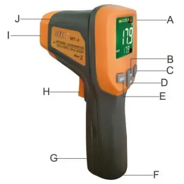 HTC MT-4 Infrared Thermometer -Description