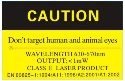 HTC MT-4 Infrared Thermometer - Safety