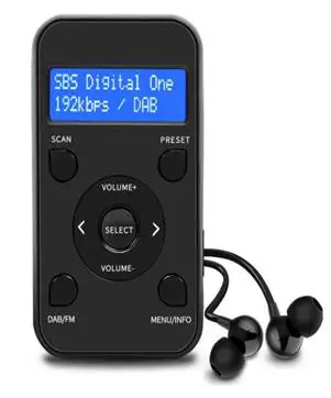 BERGSTORM H300 Personal Portable DAB Radio