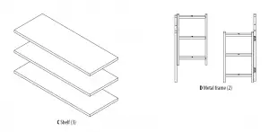 INSIGNIA NS-HF2001 No Tool Assembly TV Stand Installation Guide