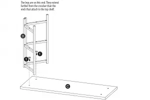 INSIGNIA NS-HF2001 No Tool Assembly TV Stand Installation Guide