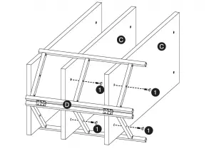 INSIGNIA NS-HF2001 No Tool Assembly TV Stand Installation Guide