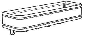 IKEA LILLASJÖN Wall Shelf with 5 Hooks