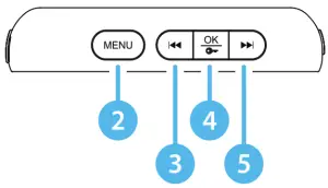 MAJORITY PETERSFIELD COLOUR Digital Radio - Top View