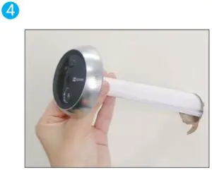 EZVIZ CSDP26E2 Wire Free Peephole Doorbell - Pass screws