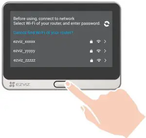 EZVIZ CSDP26E2 Wire Free Peephole Doorbell - Power on2