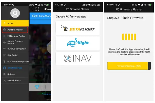Speedy Bee RUN SB ADAPTER3 Adapter 3 Wireless Blackbox Analyzer - Firmware Flashing for Flight Controller
