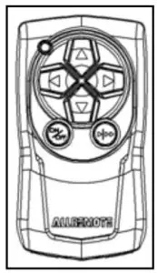 Allremote Wireless Technology 220SG Series Motorized Remote Control Searchlight - Wireless Remote