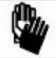 Always wear gloves icon