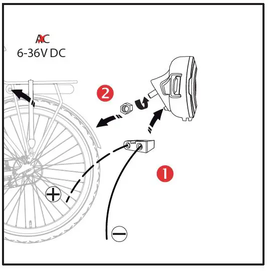 spanninga O-GUARD E-BIKE Bicycle Light-1