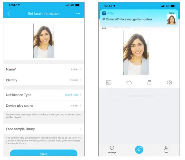 VSTARCAM DV1 1 Wi Fi HD AI Video Doorbell- Device Share 2