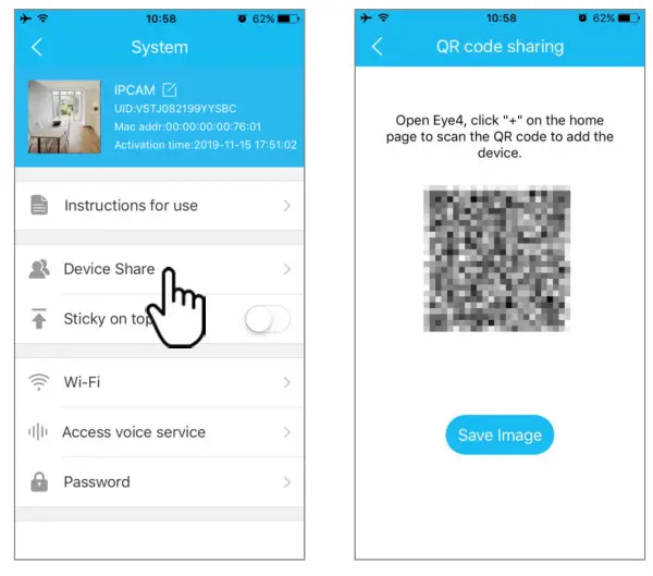 VSTARCAM DV1 1 Wi Fi HD AI Video Doorbell- Device Share