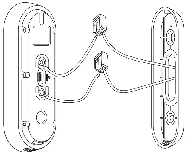VSTARCAM DV1 1 Wi Fi HD AI Video Doorbell- Extender Cables