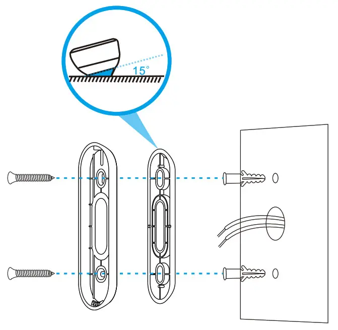 VSTARCAM DV1 1 Wi Fi HD AI Video Doorbell- doorbell