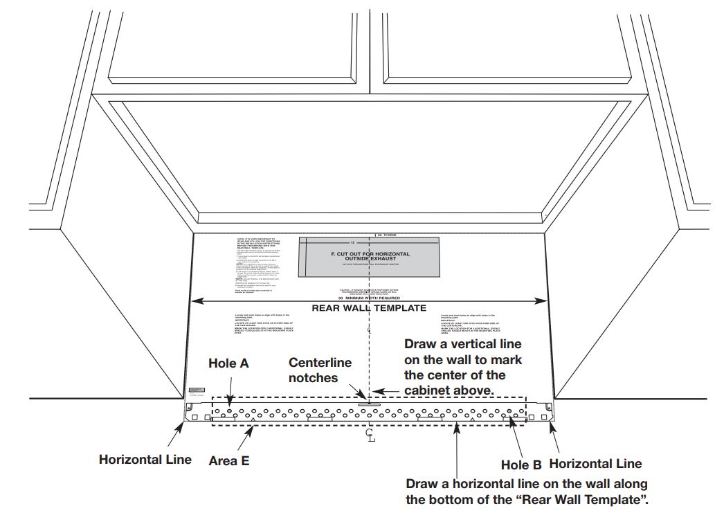 SAMSUNG ME21R7051SS Range Microwave Oven Instruction Manual - ALIGNING THE WALL PLATE
