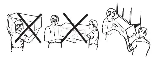 SAMSUNG ME21R7051SS Range Microwave Oven Instruction Manual - MOUNT THE MICROWAVE OVEN