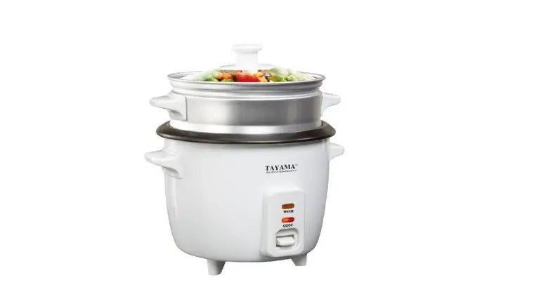 Tayama Rc-8 Rice Cooker With Steamer And Glass Lid Instruction Manual