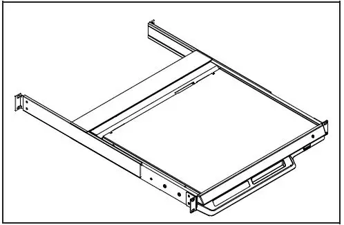CyberView-F1417-1U-Ultra-Short-Depth-LCD-Console-Drawer-6